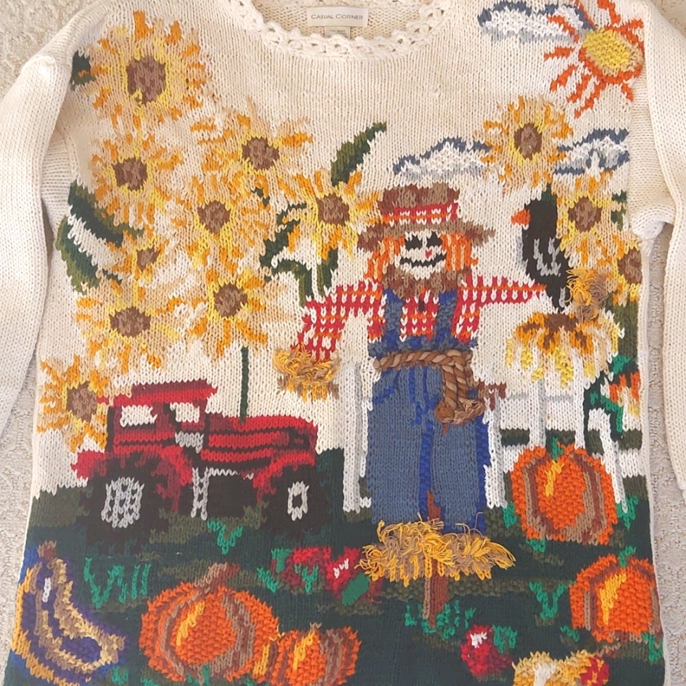 Unique Fall sweater. - Picture 2 of 4